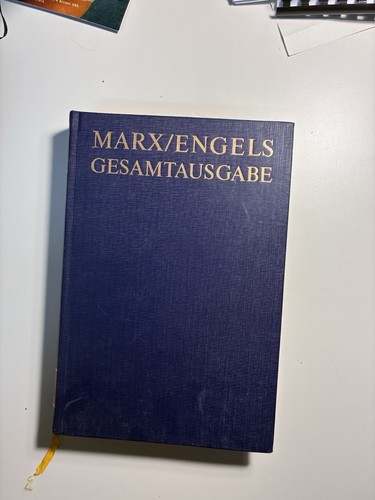 Marx engels gesamtausgabe band - marx/engels,