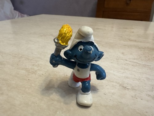 Puffo schleich peyo - peyo, torcia