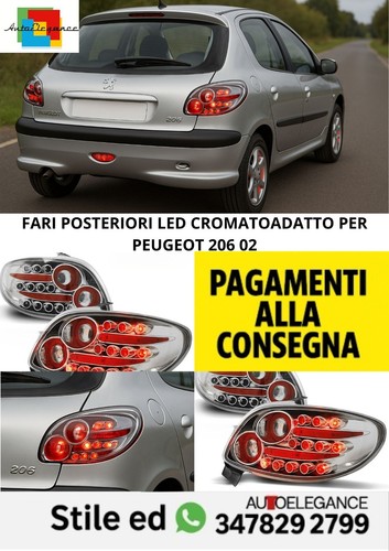 Fari posteriore led cromato - posteriore,
