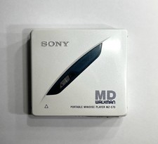 Sony MZ-E70 Walkman MD Portatile Lettore MiniDisc Bianco | Testato Funzionante