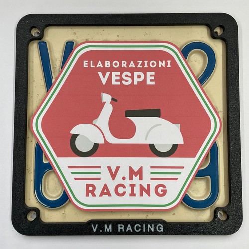 Porta targa vespa - vespa,