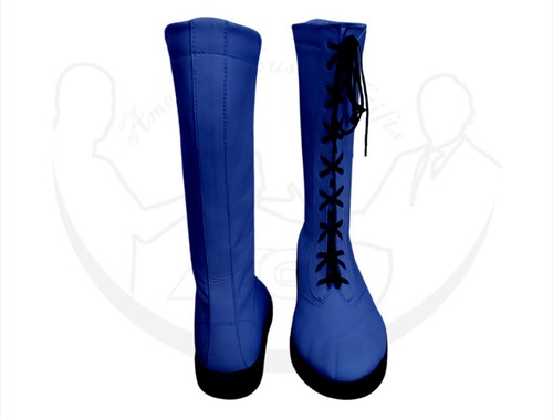 Stivali wrestling blu per - wrestling,