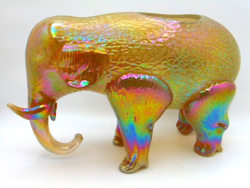 Elefante vetro artistico - in,
