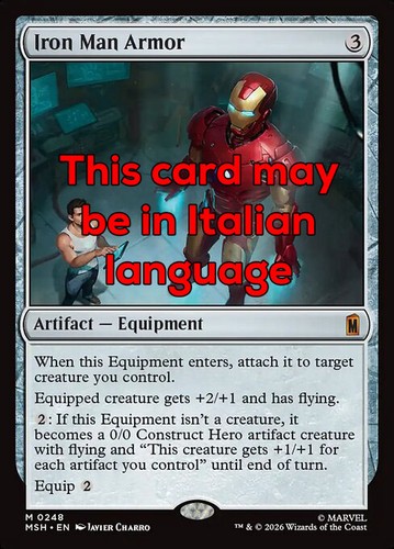 Mtg iron man - mtg, foil