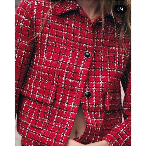 Zara tweed blazer - , size