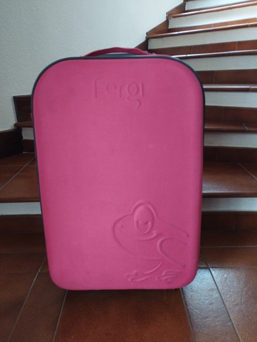 Valigia trolley rosa fuxia - valigia,