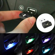 1Pcs Multicolor USB LED Car