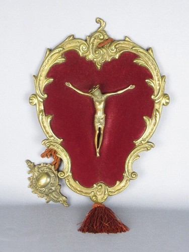 Crocifisso bronzo quadro