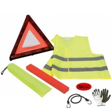 PER NISSAN Micra 1.0L 12V 5p. Acenta  SOS EMERGENZA STRADALE KIT TRIANGOLO+GILE