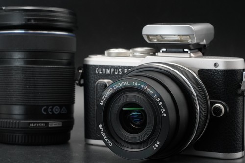 Olympus pl8 con - con, obiettivo