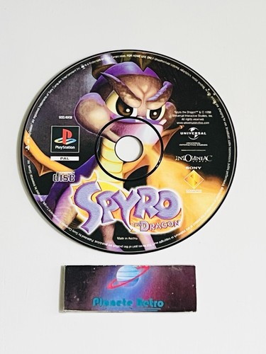 Spyro the dragon ps1 loose - dragon,