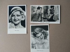 Lotto 3 Cartoline Attori  Anni