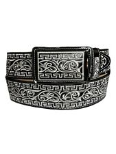 CINTO CHAROL CINTO VAQUERO BORDADO CHARRO PITEADO PLATA CINTURA WESTERN RICAMATA