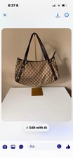 Borsa gucci canvas - borsa, leather