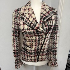 Giacca Moto Zara Donna Lana