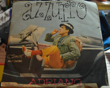 ADRIANO CELENTANO--45 GIRI-- " AZZURRO-UNA CAREZZA IN UN PUGNO"--EX/EX