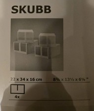 NUOVA scatola in tessuto porta