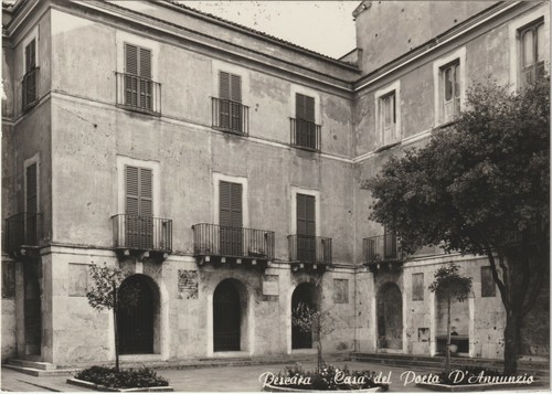 Pescara casa del - del, poeta