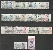1965 TRISTAN DA CUNHA QEII SET NAVI SC. 71-84 N. 14 val.  MNH**