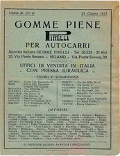 1921 MILANO Gomme Piene