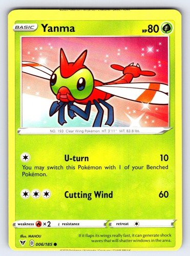 Yanma 006 185 pokemon - 006/185, comune