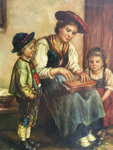 Dipinto olio tela la - su,