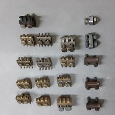 Morsetti di terra  a ottone, rame e ferro 18 pezzi