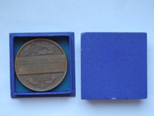 TRIESTE CASSA DI RISPARMIO 1842 1942 Canciani vecchia medaglia Johnson fascismo