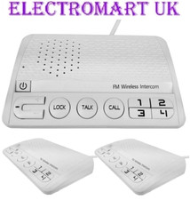 MONTAGGIO A PARETE DA SCRIVANIA SISTEMA INTERCOM WIRELESS WIRELESS A 3 VIE 13A PLUG-IN RETE