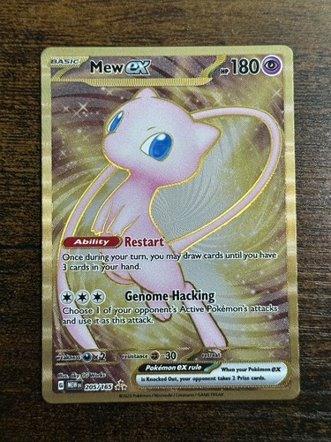 Mew 205 165 carta metallo - ex, (carta