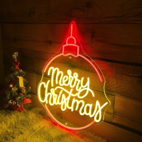 Insegna neon natalizia luce - neon,