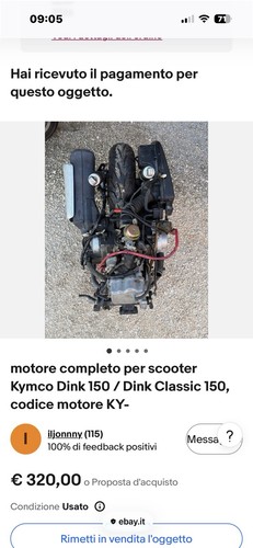 Motore completo per scooter - motore,