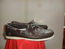 TIMBERLAND MOCASSINI/MOCCASIN DA BARCA ORIGINALI  n 8=41 VERA PELLE UOMO