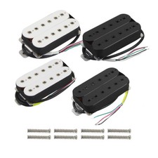 FLEOR Chitarra Elettrica Humbucker Pickup Collo/Ponte/Set 12 Poli Esagonali Doppia Bobina