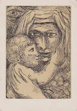"Madre Lucana" mostra di Carlo Levi (scrittore)  alla Galleria Lo Noce - Roma