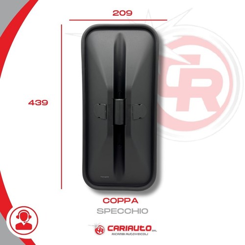 Specchio retrovisore coppa - specchio,