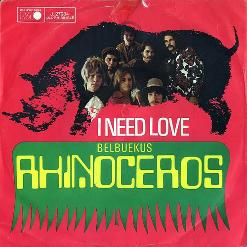Rhinoceros need love singolo - rhinoceros, i