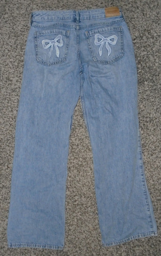 Jeans larghi abercrombie - jeans,