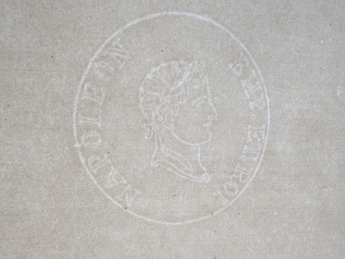 Antico foglio carta - di,