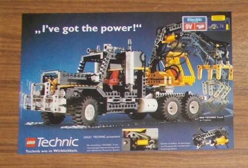 Rara pubblicità lego technic - rara,