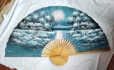 ✅ Grande ventaglio in stoffa