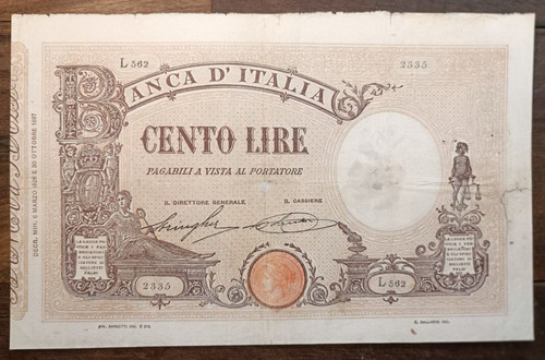 Regno italia 100 lire - regno,