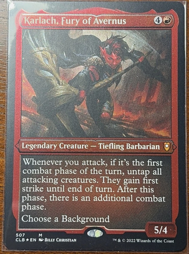 Foil karlach fury avernus - fury, of