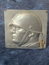 Bassorilievo In Alluminio Originale Ventennio Fascista 