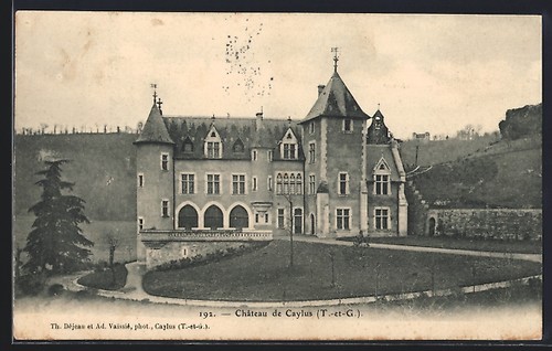 Cpa caylus vue - du, château