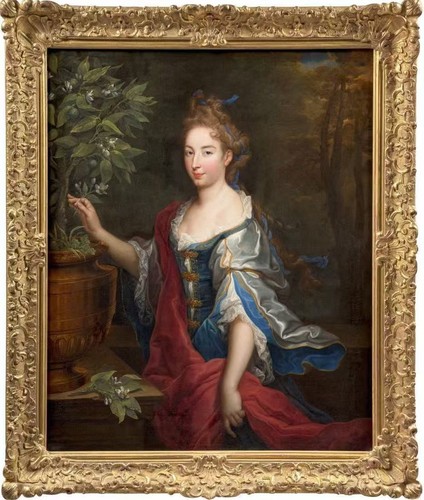Antico dipinto olio - fatto, a