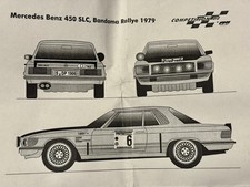 MERCEDES BENZ 450 SLC 5.0 #6 MIKKOLA-HERTZ RALLY BANDAMA 1979 COMPETITON 43 1:43