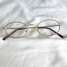 Bicchieri rotondi ovali tartaruga oro vintage Flex 47 20 140 fondo di magazzino