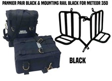 PANNIER PAIR BLACK & MOUNTING
