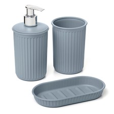 3 Pz. Set da Bagno Bianco O